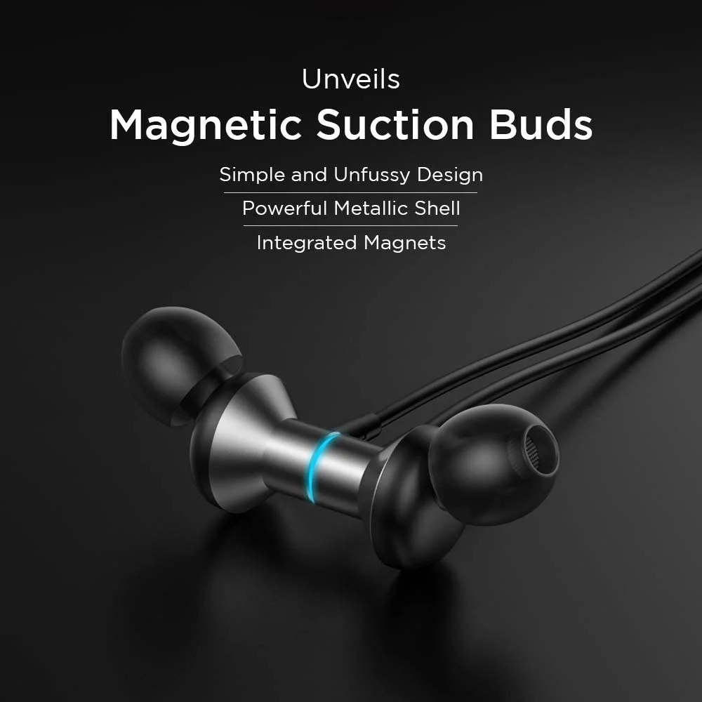 Original Lenovo HE05 Neckband Magnetic Sports Bluetooth Earphone - Image 3