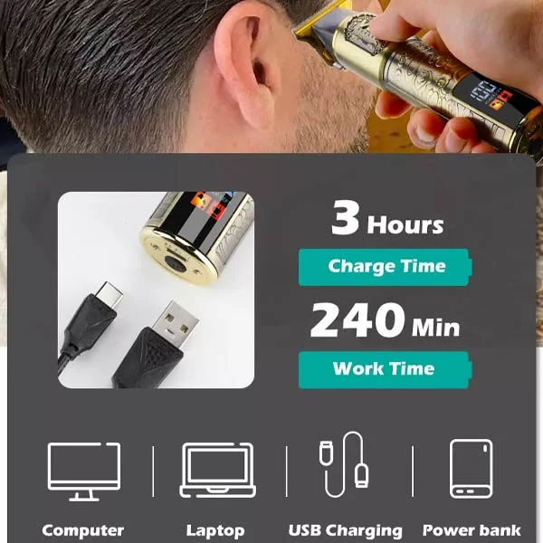 VGR V-073 Professional Hair Trimmer in Bangladesh at (Neoklasi.com) 08