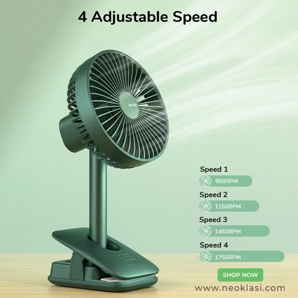 JISULIFE FA13R Rechargeable Fan in Bangladesh
