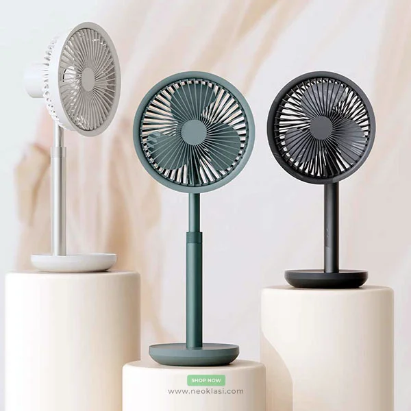 Xiaomi SOLOVE F5 Pro (F5P) 4000mAh Extendable Rechargeable Fan with Swing Mode (Black Color)