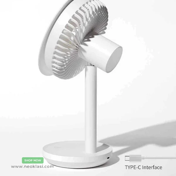 Xiaomi SOLOVE F5 Pro (F5P) 4000mAh Extendable Rechargeable Fan with Swing Mode (Black Color) - Image 3